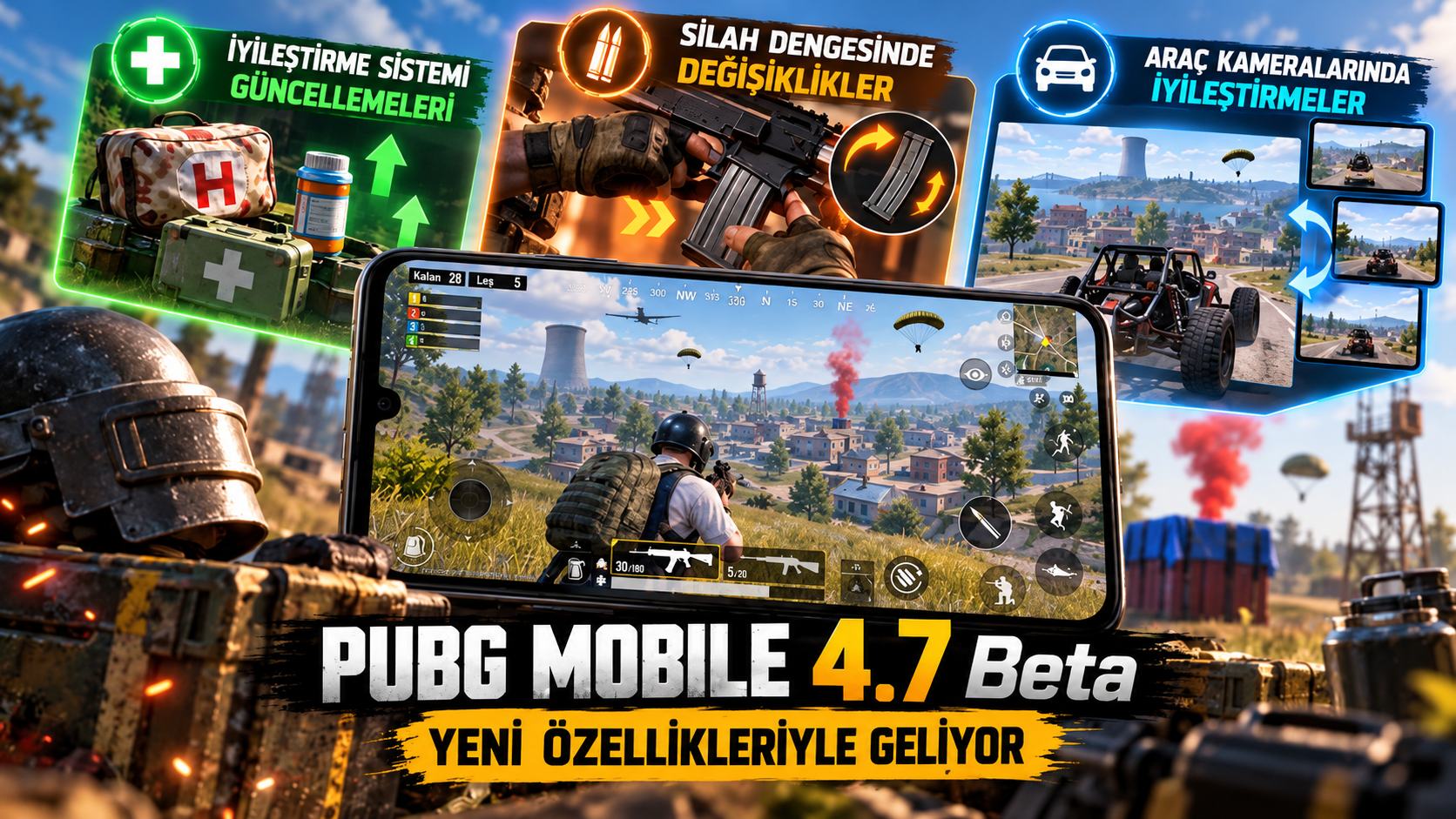 PUBG Mobile 4.7 Beta 3 Yayınlandı: Yeni Mod ve Yenilikler